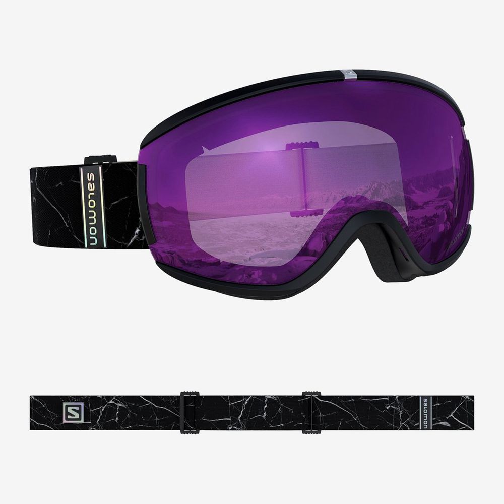 SALOMON IVY MARBLE Philippines - Men's Goggles - Black | 107548-GTK